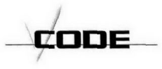 V CODE logo
