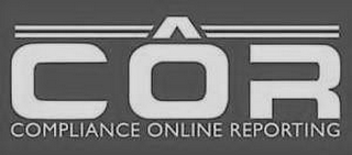 V COR COMPLIANCE ONLINE REPORTING logo