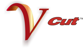 V CUT logo