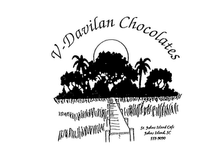 V-DAVILAN CHOCOLATES ST. JOHNS ISLAND CAFE JOHNS ISLAND, SC 559-9090 logo