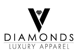 V DIAMONDS LUXURY APPAREL logo
