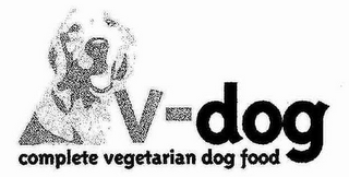 V-DOG COMPLETE VEGETARIAN DOG FOOD logo