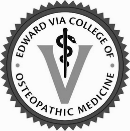 V· EDWARD VIA COLLEGE OF· OSTEOPATHIC MEDICINE logo