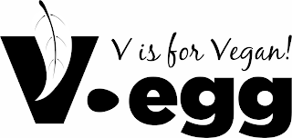 V EGG  V IS FOR VEGAN! logo