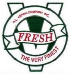 V FRESH THE VERY FINEST A.L. VERNA COMPANY, INC. logo