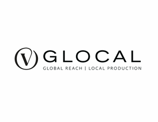 V GLOCAL GLOBAL REACH | LOCAL PRODUCTION logo