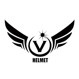 V HELMET logo