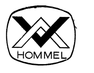 V HOMMEL logo