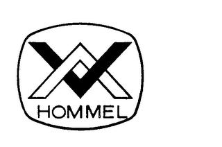 V HOMMEL logo