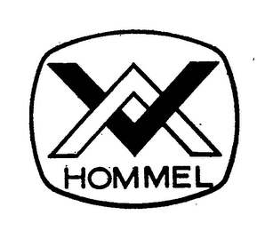 V HOMMEL logo