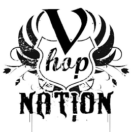 V HOP NATION logo