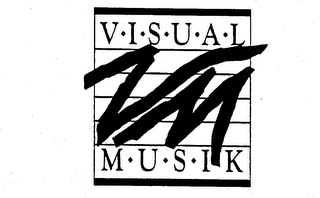 V-I-S-U-A-L VM M-U-S-I-K logo
