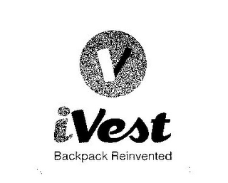 V IVEST BACKPACK REINVENTED logo