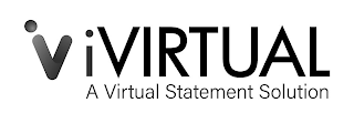 V IVIRTUAL A VIRTUAL STATEMENT SOLUTION logo