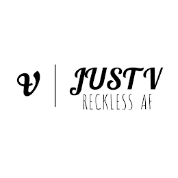V | JUST V RECKLESS AF logo