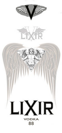 V LIXIR LIXIR VODKA 88 logo