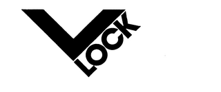 V LOCK logo