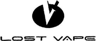 V LOST VAPE logo