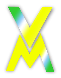V M logo