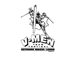 V-MEN TEAM VERTICAL EXTREME MOGUL LORDS logo