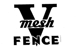 V MESH FENCE logo
