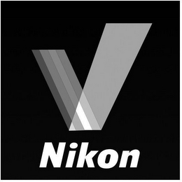 V NIKON logo