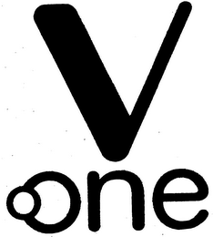 V ONE logo