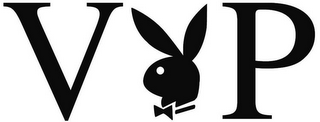 V P logo