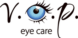 V. P. EYE CARE logo