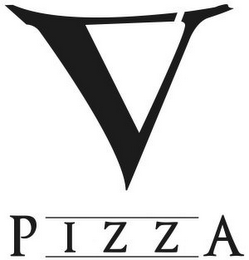 V PIZZA logo