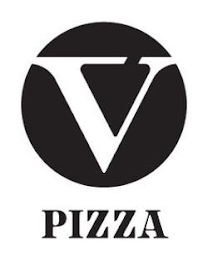 V PIZZA logo