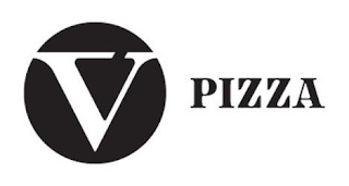 V PIZZA logo