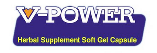 V-POWER HERBAL SUPPLEMENT SOFT GEL CAPSULE logo