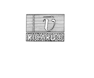 V RICARDO logo