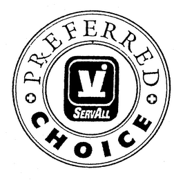 V SERVALL PREFERRED CHOICE logo