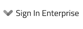 V SIGN IN ENTERPRISE logo