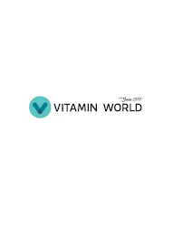 V SINCE 1977 VITAMIN WORLD logo