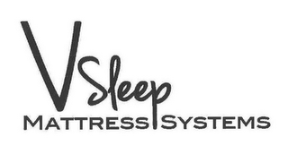 V SLEEP MATTRESS SYSTEMS logo