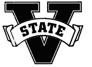 V STATE logo