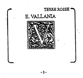 V TERRE ROSSE E. VALLANIA logo
