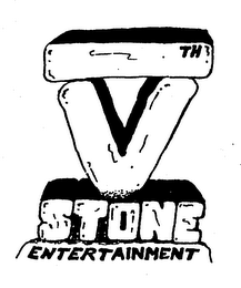 V TH STONE ENTERTAINMENT logo