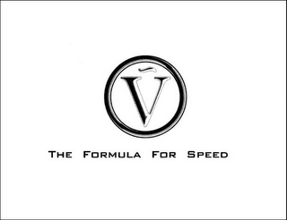 V THE FORMULA FOR SPEED logo