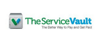 V THE SERVICE VAULT THE BETTER WAY TO PAY AND GET PAID logo