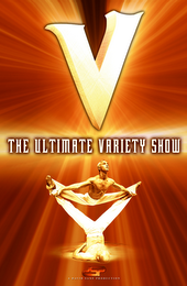 V THE ULTIMATE VARIETY SHOW logo