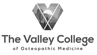 V THE VALLEY COLLEGE OF OSTEOPATHIC MEDICINE logo