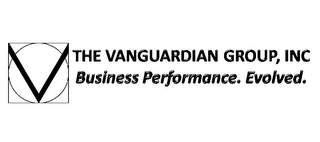 V THE VANGUARDIAN GROUP INC BUSINESS PERFORMANCE EVOLVED logo