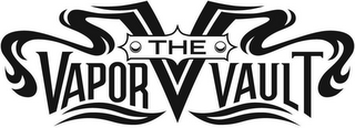 V THE VAPOR VAULT logo
