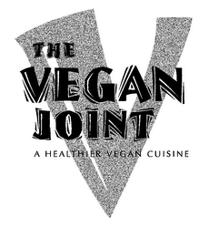 V THE VEGAN JOINT A HEALTHIER VEGAN CUISINE logo