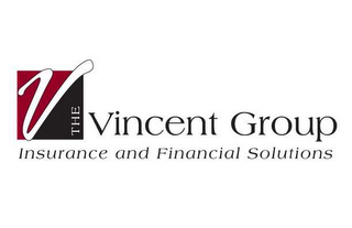 V THE VINCENT GROUP INSURANCE AND FINANCIAL SOLUTIONS logo