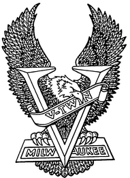 V-TWIN MILWAUKEE V logo